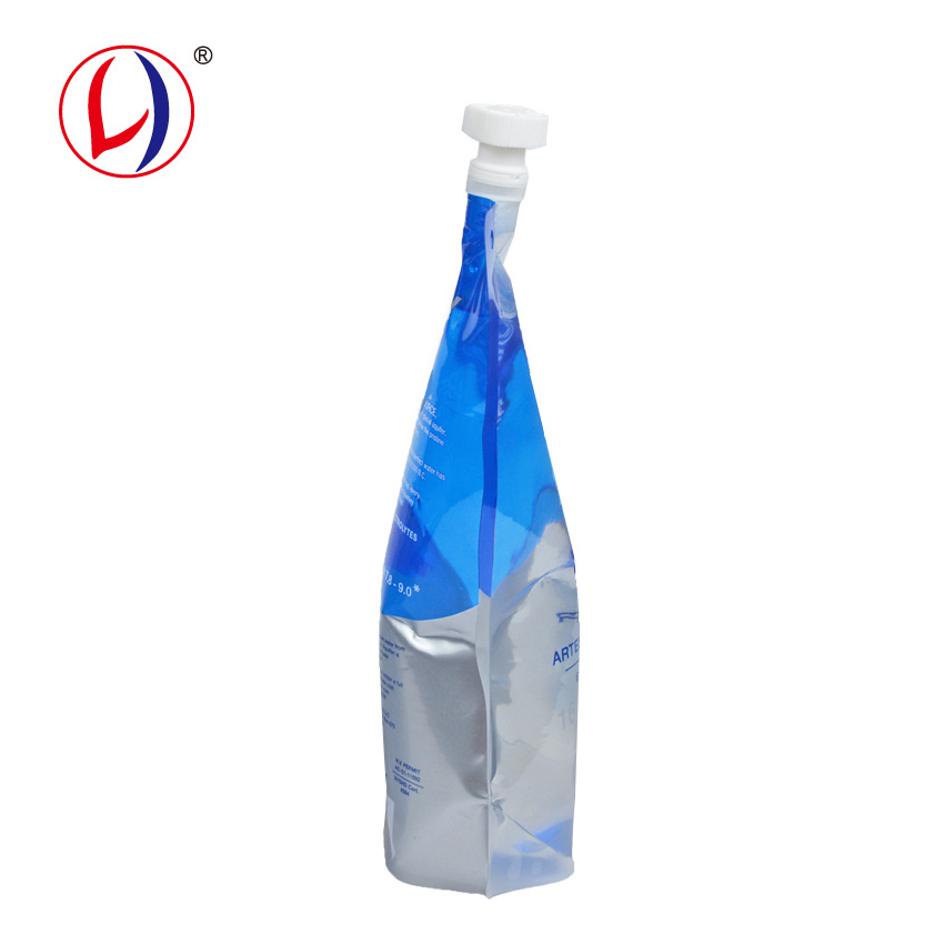 U.S Market Hot Sale Drinking Water Spout Pouch Packaging with Special Square Cap