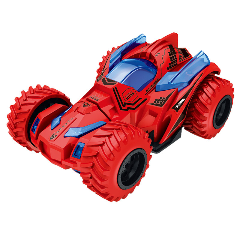 Good Selling Four-wheel Drive Stunt Mini Cars Vehicles Inertial And Monster Truck Inertia Power Plastic Push Friction Car Toys