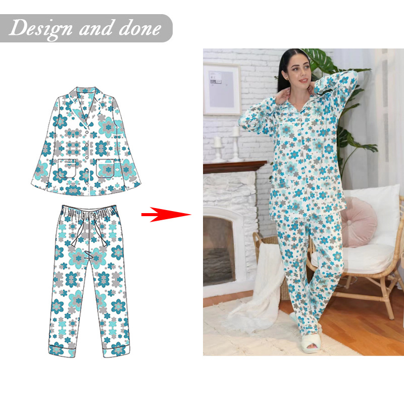 Factory Sexy Pyjama Woman Nighty Pic Silk Pajama Wear Dress Short Transparent Cotton Pijama Women's Sleepwear