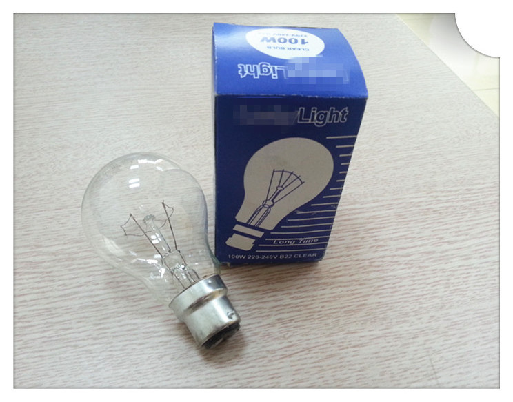 Clear Glass 40/60/75/100/200/300w  E27 B22  A60 Incandescent bulbs