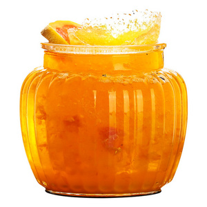 Factory Price Pumpkin Shaped Glass Packing Honey Jar