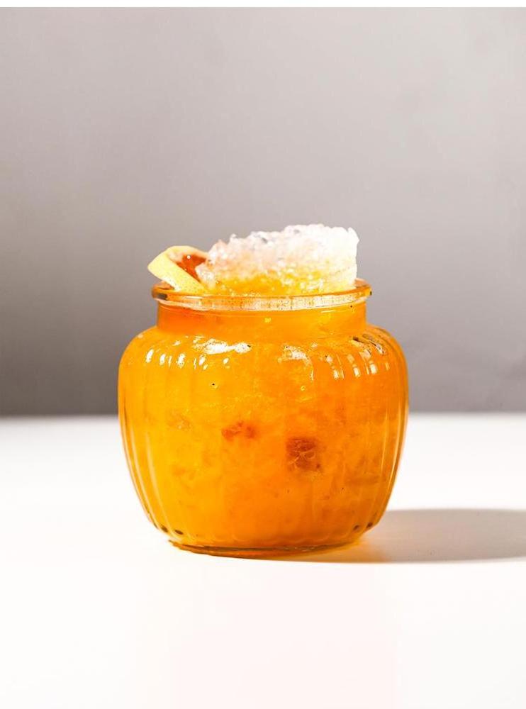 Factory Price Pumpkin Shaped Glass Packing Honey Jar