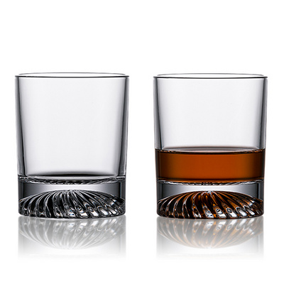 old fashioned glasses wine rock rum glass luxury drinking glass whisky cup 11oz  unique whiskey glass