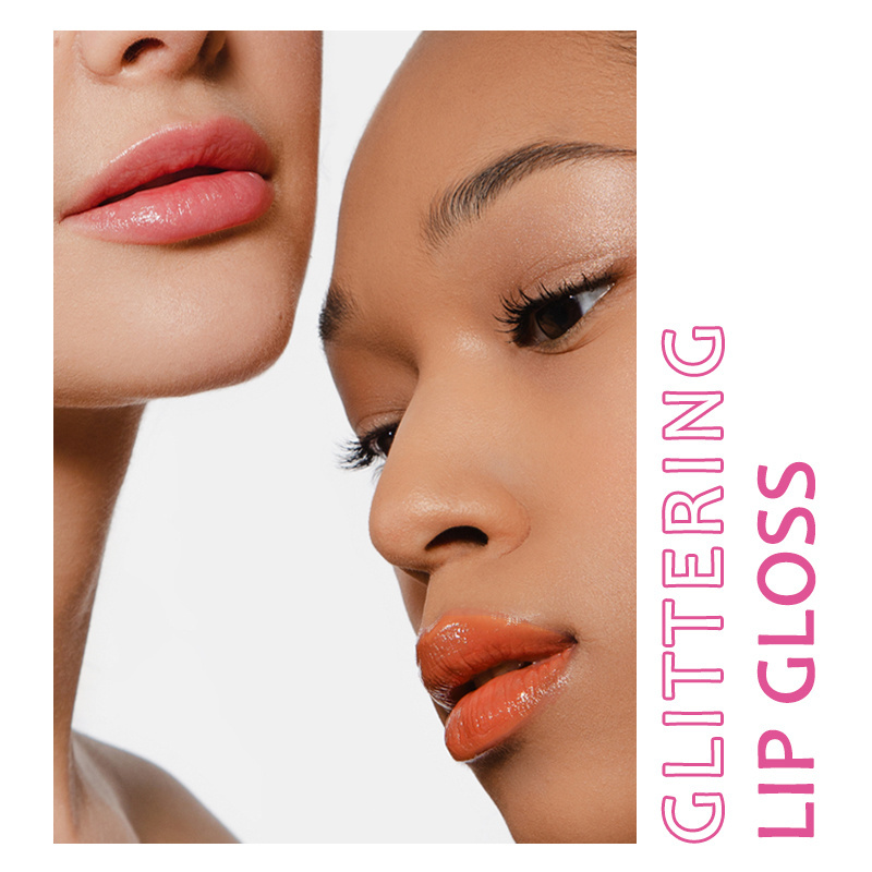 Wholesale 6 Color Lipgloss Plumped Shine for Plumper Looking Lip Oil Natural Organic Lip Tint