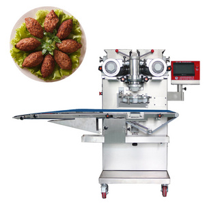 High capacity multifunctional rheon maamoul kubba making kibbeh encrusting machine