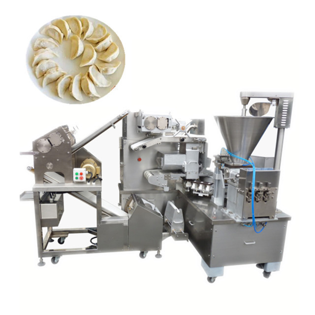 Industrial fully automatic high capacity handmade dumpling making Japanese gyoza machine