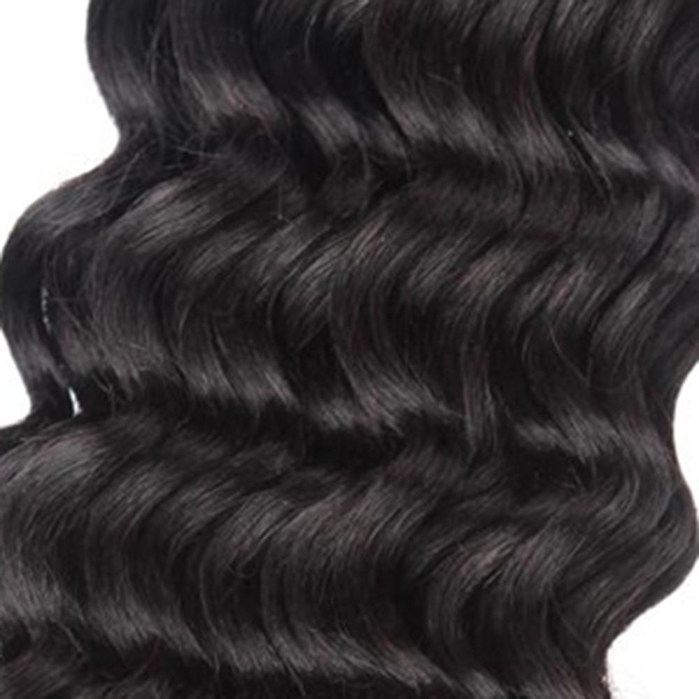 Prestretched Virgin Raw Indian Hair Hair Bulk Wholesale Deep Wave Bundles Bulk Braiding Human Hair