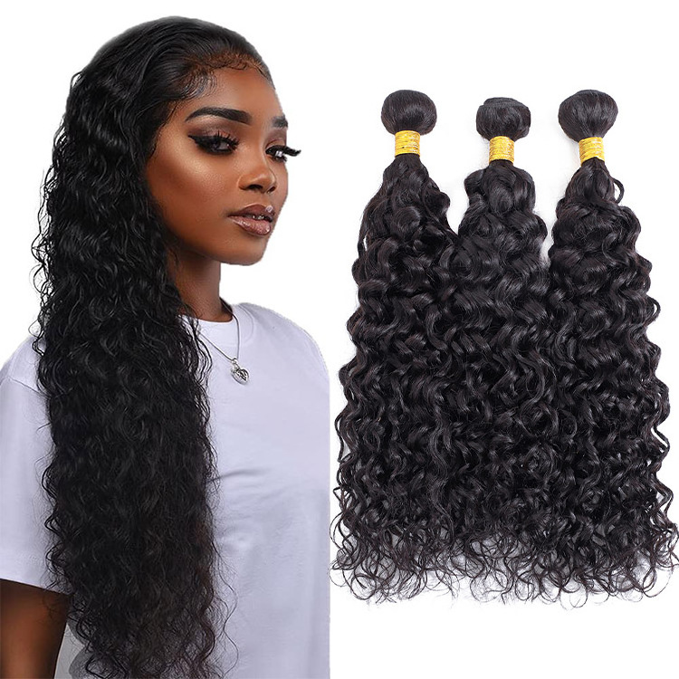 STM Factory Wholesale Raw Hair Bundles with Lace Human Hair Natural Color Virgin Peruvian Hair Bundles Wholesale