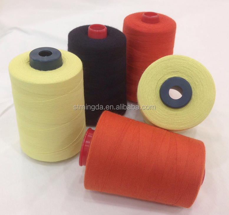 wholesale industrial twaron kevlar nomex flame retardant Aramid sewing thread for sewing