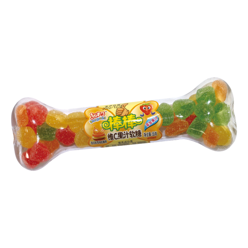 Confectionery Natural Sweet Candy Fruit Jelly Gummy Candies Delicious Soft Candy