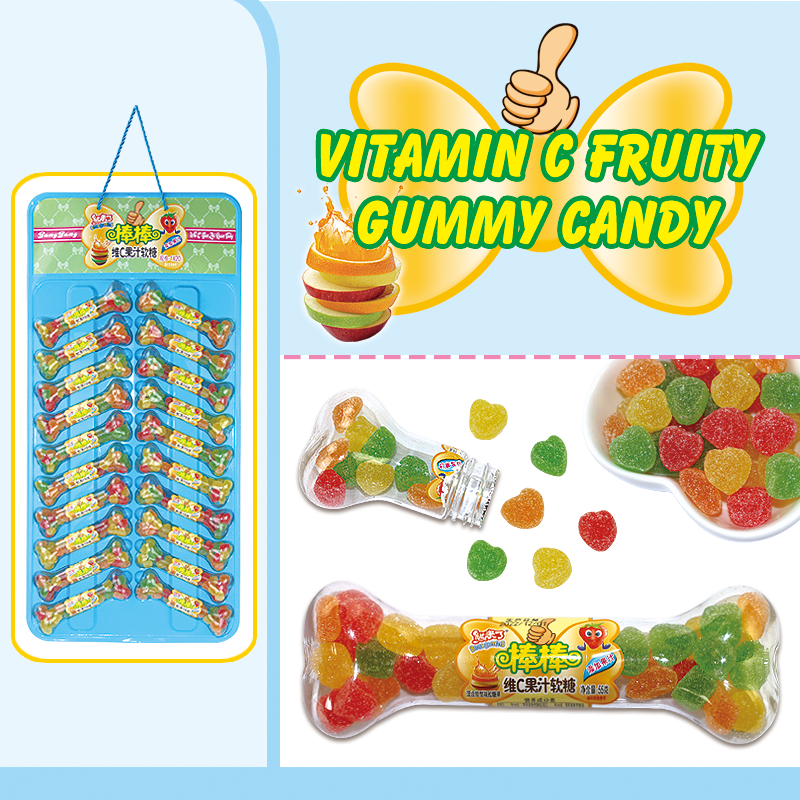 Confectionery Natural Sweet Candy Fruit Jelly Gummy Candies Delicious Soft Candy