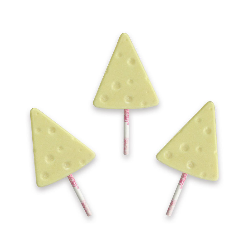 Cheese Shape Milk Flavor Pressed Candy Tablet Candy Lollipop Candy