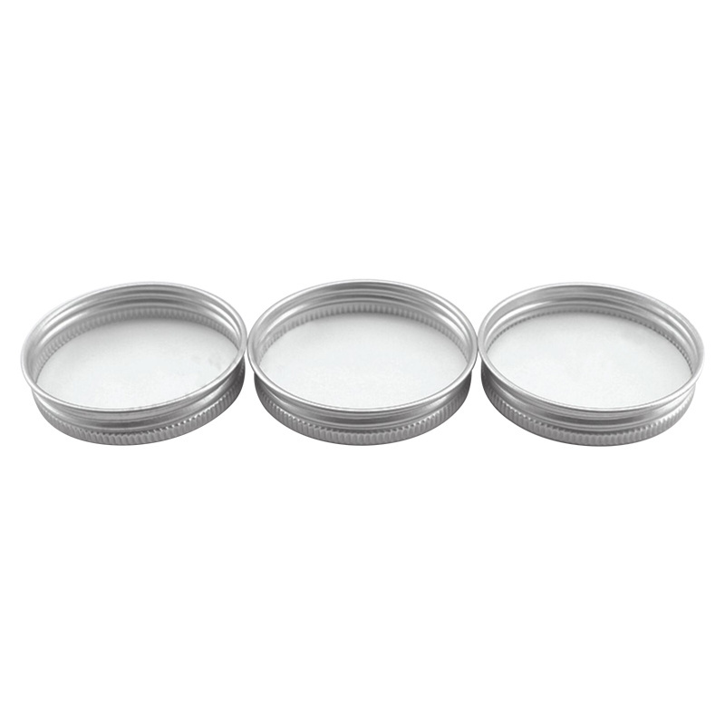 Metal Lid Silver Aluminium Diameter Metal Tube Round Lid Screw Caps For Cosmetic Bottle Screw Cap