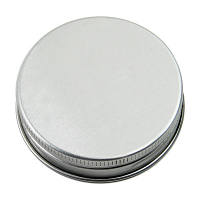 Metal Lid Silver Aluminium Diameter Metal Tube Round Lid Screw Caps For Cosmetic Bottle Screw Cap