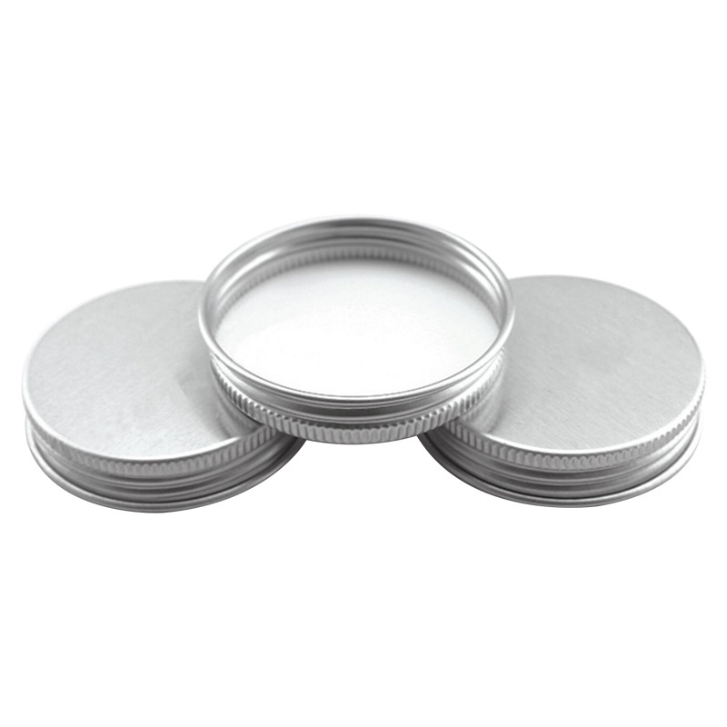 Metal Lid Silver Aluminium Diameter Metal Tube Round Lid Screw Caps For Cosmetic Bottle Screw Cap