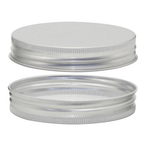 Lead Time Silver Aluminium Screw Cap Lids with EPE Liner For Glass Jar