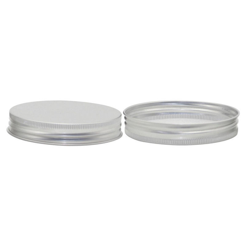 Lead Time Silver Aluminium Screw Cap Lids with EPE Liner For Glass Jar