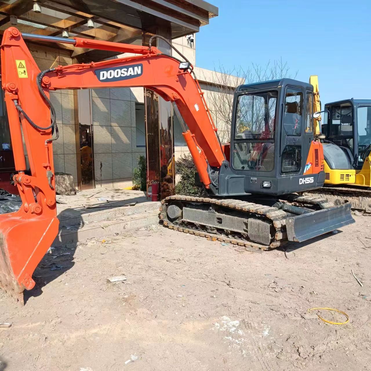 Popular Doosan 55 Second Hand DH55 Digger Mini Used Excavator cheap excavators for sale