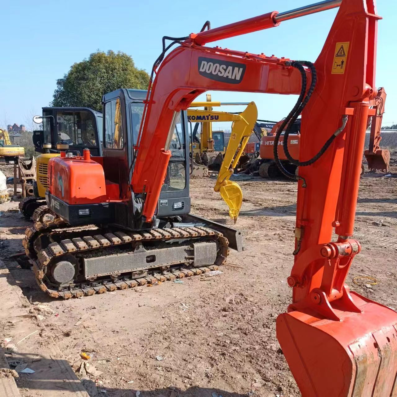 Popular Doosan 55 Second Hand DH55 Digger Mini Used Excavator cheap excavators for sale