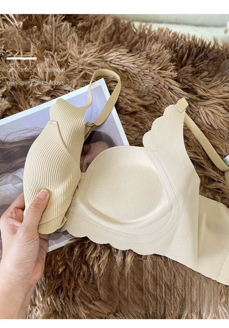 factory wholesale quality teen small breast bras breathable push up comfortable wireless seamless bra for girls