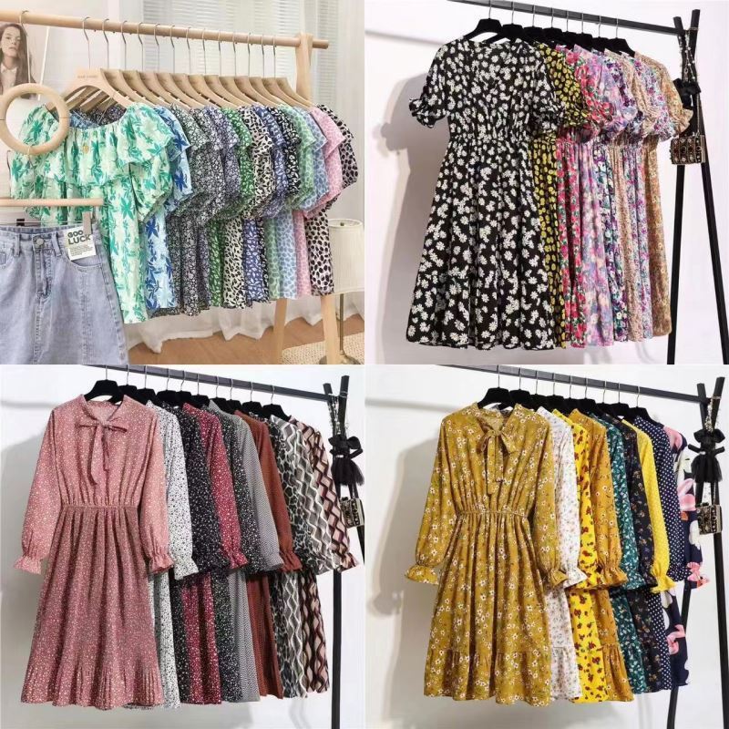 Cnstocklots Wholesale dress direct imported stock crop tops t shirts bulk clothes mix bulk bales brand new clothes