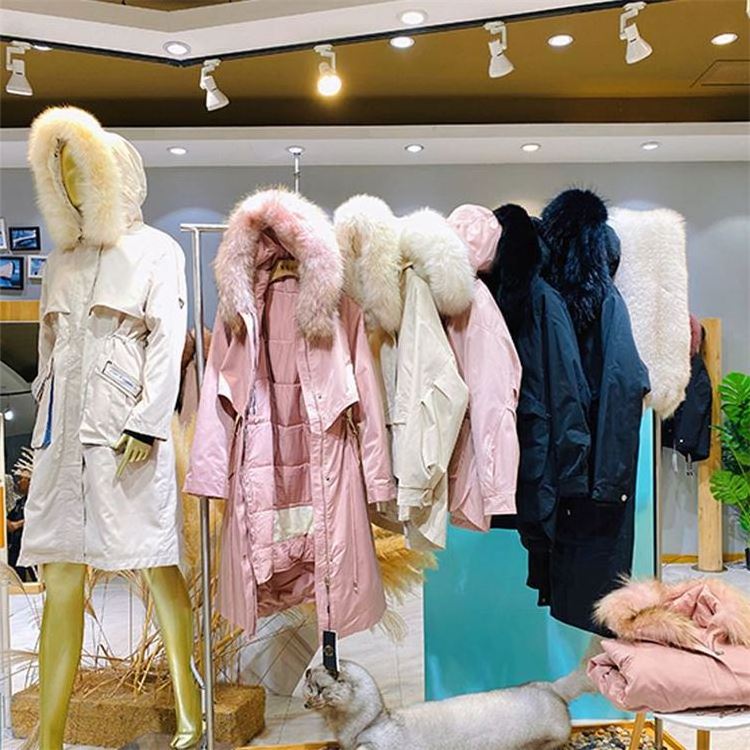 2022 winter fur used cotton clothing wholesale high-end second-hand discount stock women's clothing end stock clearance