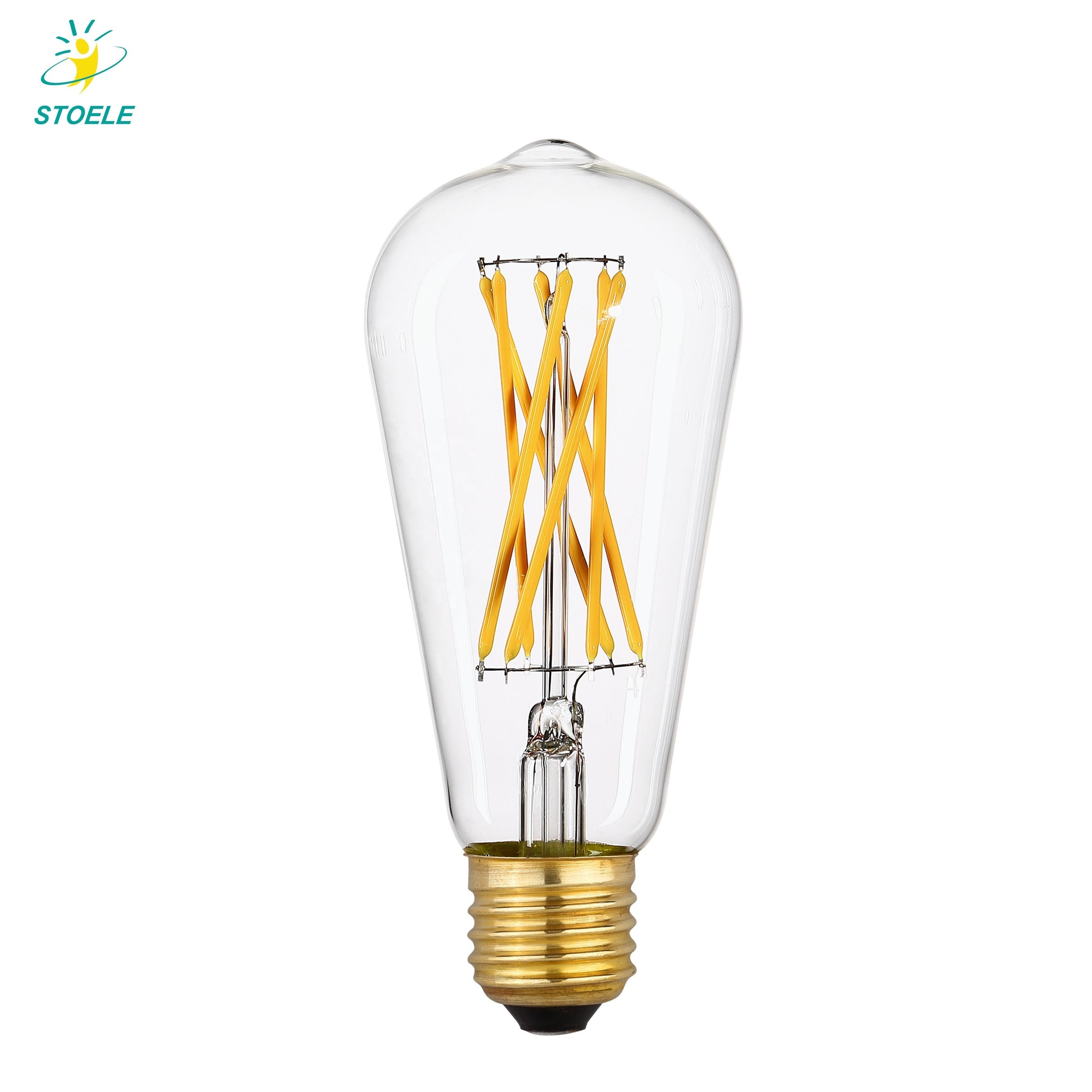 Wholesale High Quality Tungsten Filament Lamp ST64 Led Bulb Smart Filament Bulb