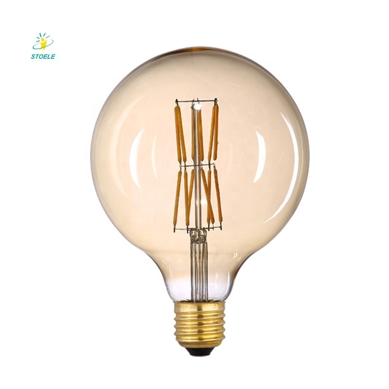 6000K G40 LED 1W 2W Plastic Shatterproof String Bulbs Base Edison Vintage Replacement Outdoor Light Bulb