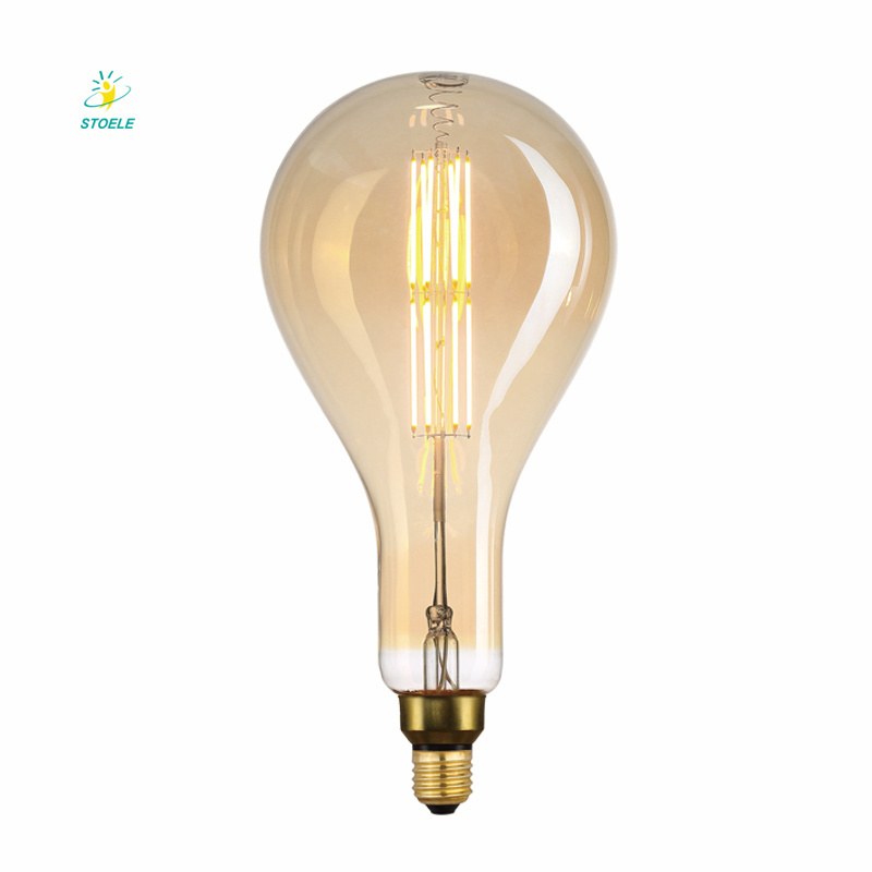 PS160 Base Candelabra Bulbs Dimmable Vintage Edison LED Bulb Equivalent 2700K Warm White Lamp for Home Lighting Bulb