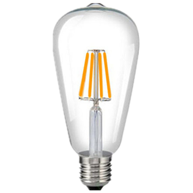 LED Vintage Edison Bulb Candelabra ST64 LED Filament Candle Bulb Replace 60W Clear Warm White 2700K 120V AC