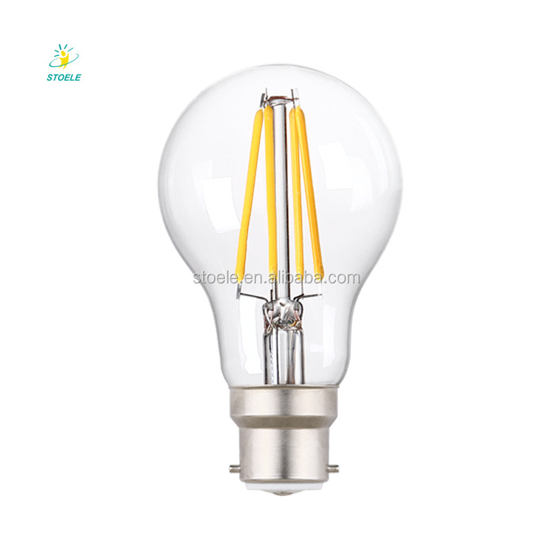 Factory Price 2W 4W 6W 8W A60 G80 Candle ST64 G45 E27 Retro Light Edison Led Filament Bulb