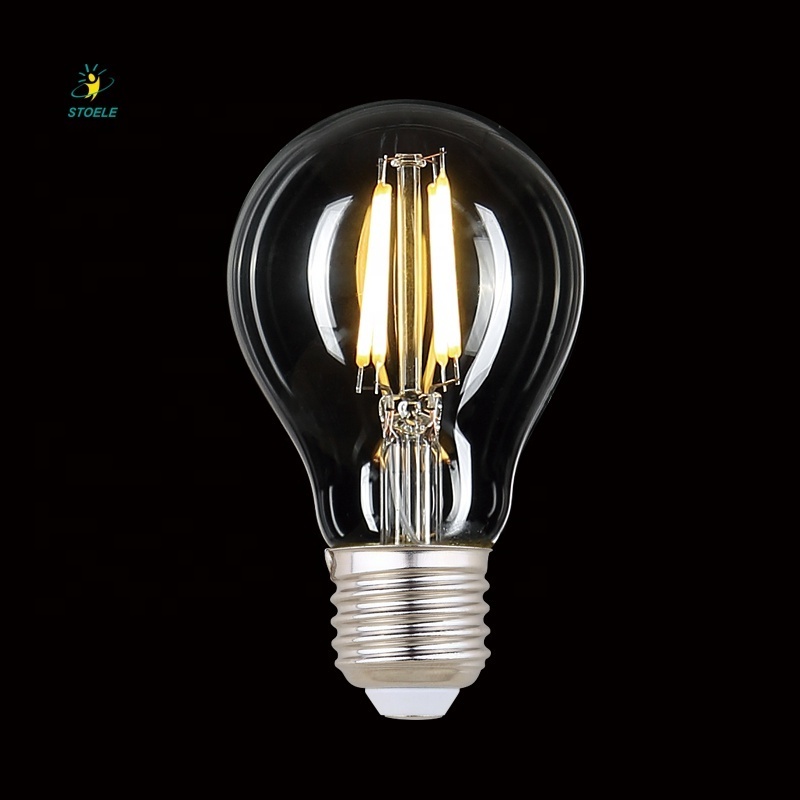 Led filament Bulb 2W 4W 6W Dimmable Led Glass Bulb CE Standard Suitable for Chandelier