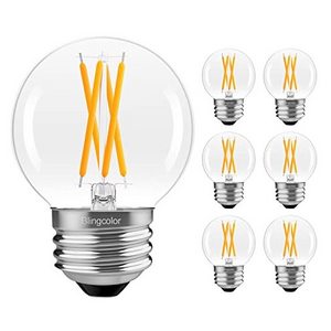 E27/E26/B22 Transparent A19 LED Filament Bulb AC 220V Retro Vintage Incandescent Lamps Home Decor Glass Bulbs Light