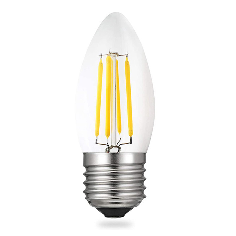 C35 LED Filament Bulb E27 E14 2W 4W 6W 8W Clear Retro Edison AC Super Bright Lamp Light Bulb