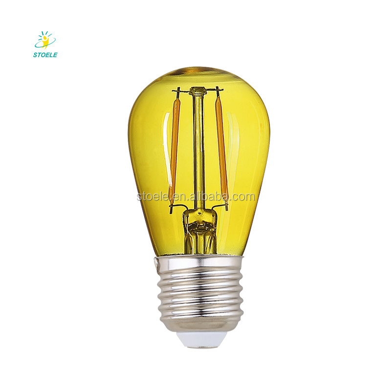 Wholesale Edison Bulb Lights Led Filament Bulb S14 2w Led Light for Outdoor String Lights Glass Garden