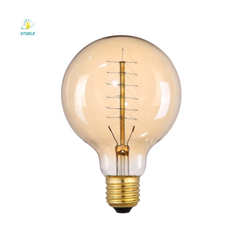 Wholesale vintage antique E27 Edison light bulb manufacturers Incandescent bulb lamp ST64 T45 G80 G95 G125 T30