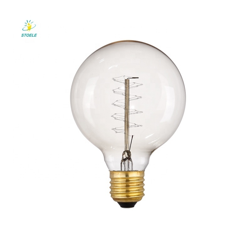 Wholesale vintage antique E27 Edison light bulb manufacturers Incandescent bulb lamp ST64 T45 G80 G95 G125 T30