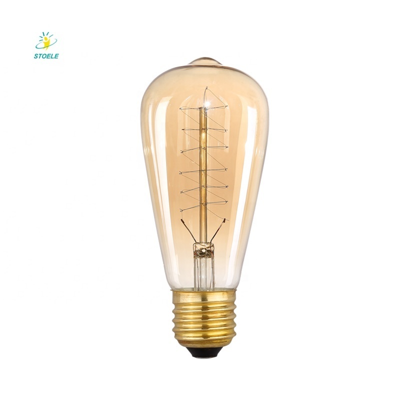 Customization Energy Saving Squirrel Cage ST19 ST21 ST64 Warm White 12 Volt Led Bulb