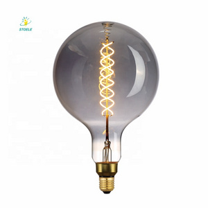 China Big Size 4w 6w 8w Globe Led Filament Bulb G150 G200 Large Antique Led Edison Lamp