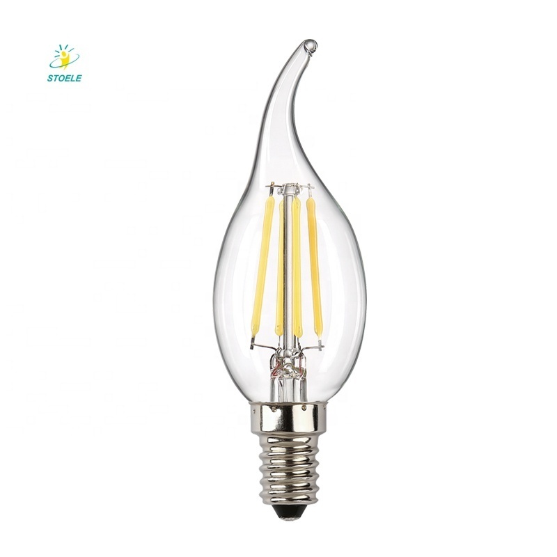 C35 Light Filament Led Candle Bulb 2w 4w 6w 8w E27 E26 E12 E14 B22 Led Edison Light Bulb