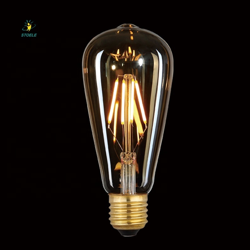 ST21 ST64  E27 Dimmable Vintage Edison LED Filament Light Bulbs