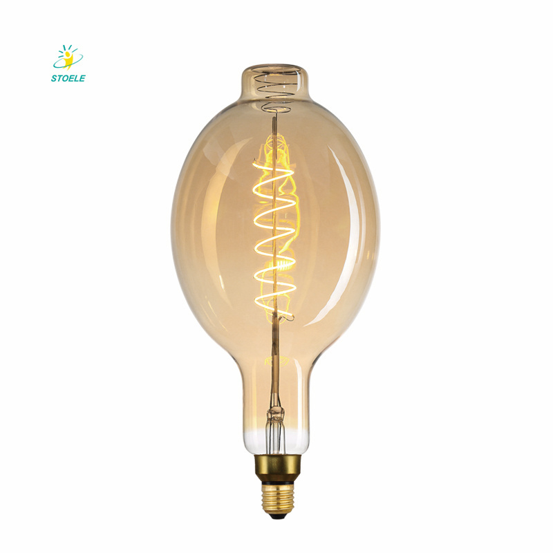 China Special Shaped Giant Oversize Big BT120 BT180 Led Filament Edison Light Bulb