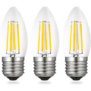 Warm White Edison Bulb Lights C35 2w Led Light Outdoor String Lights Glass Garden Luces Led Filament Bulb