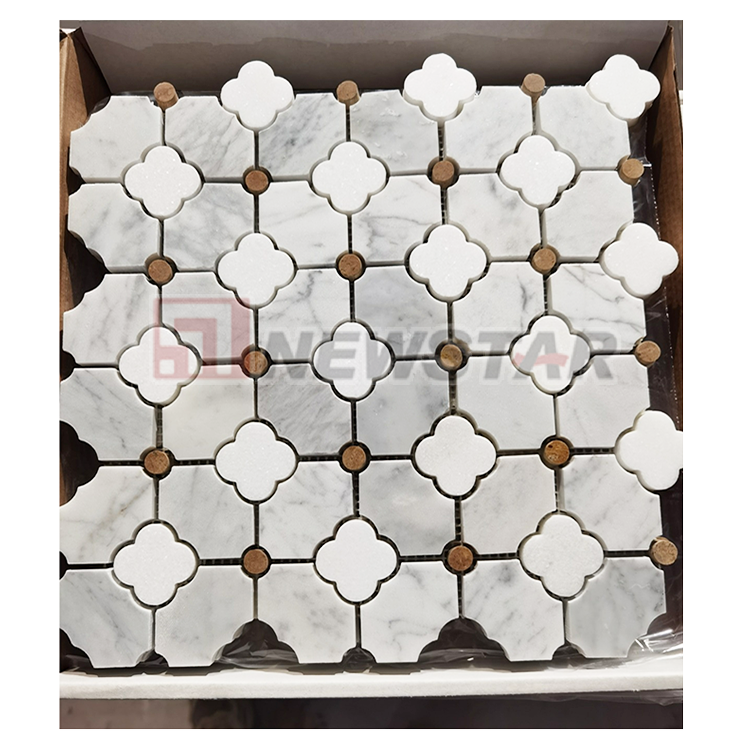 dark emperador stone tile wall slab for living room decoration bathroom tile wall and floor mix marble mosaic tile