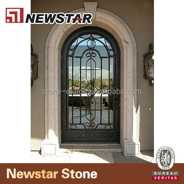 Marble round door frame