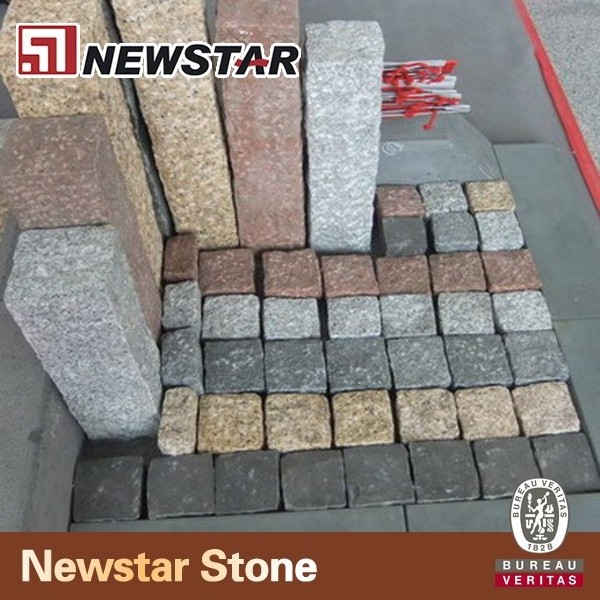 outdoor type of china granite pavers cobblestone mats manufacturer, cheap driveway paving natural stone for park for sale,