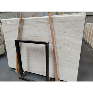 Precut travertine slab countertop table floor wall tile navona ivory cream super white travertine light