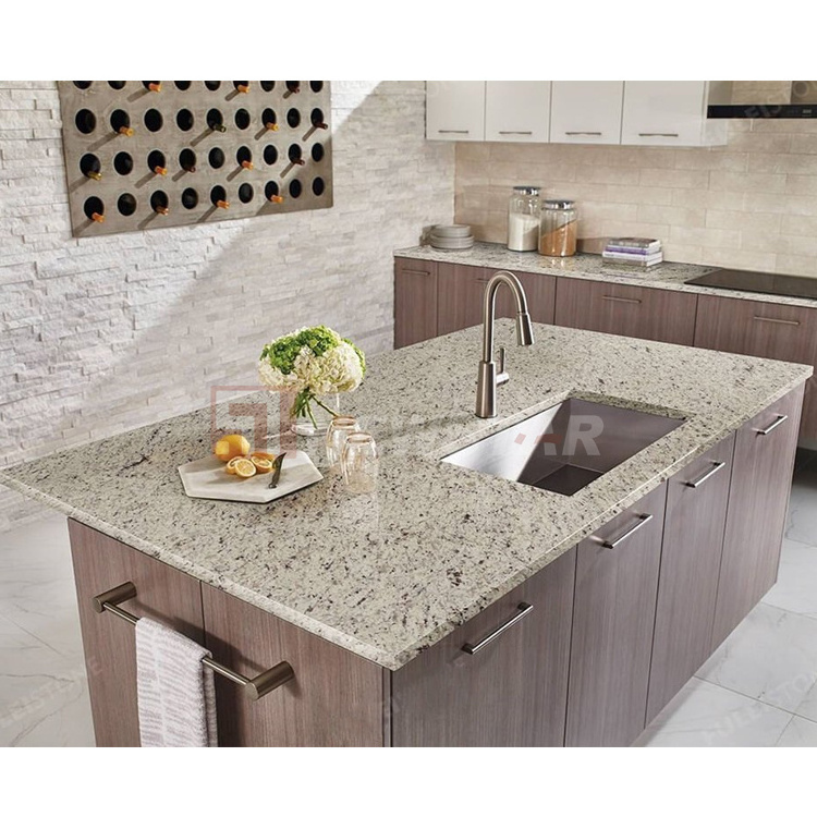 Factory Price Polished Granite Kitchen Countertops Imperial White Granite Half Slab Tiles Vanity Tops Granite Countertops