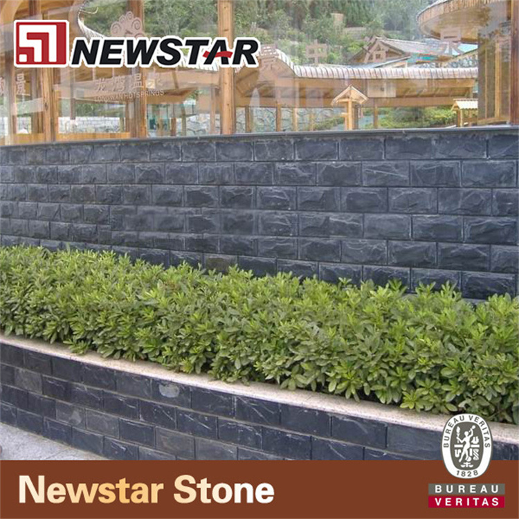 Mushroom Stone,dark grey slate for exterior wall facing tile