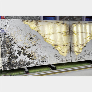 Newstar Wholesale Price Pandora White Marble Slab Patagonia Marble Slab Tile Natural Luxury Stone Brazilian Pandora Marble